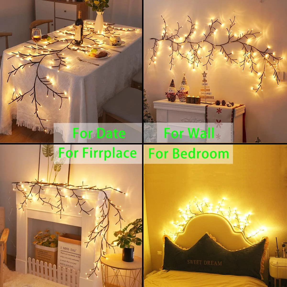 Bendable Willow-Vine LED Lights